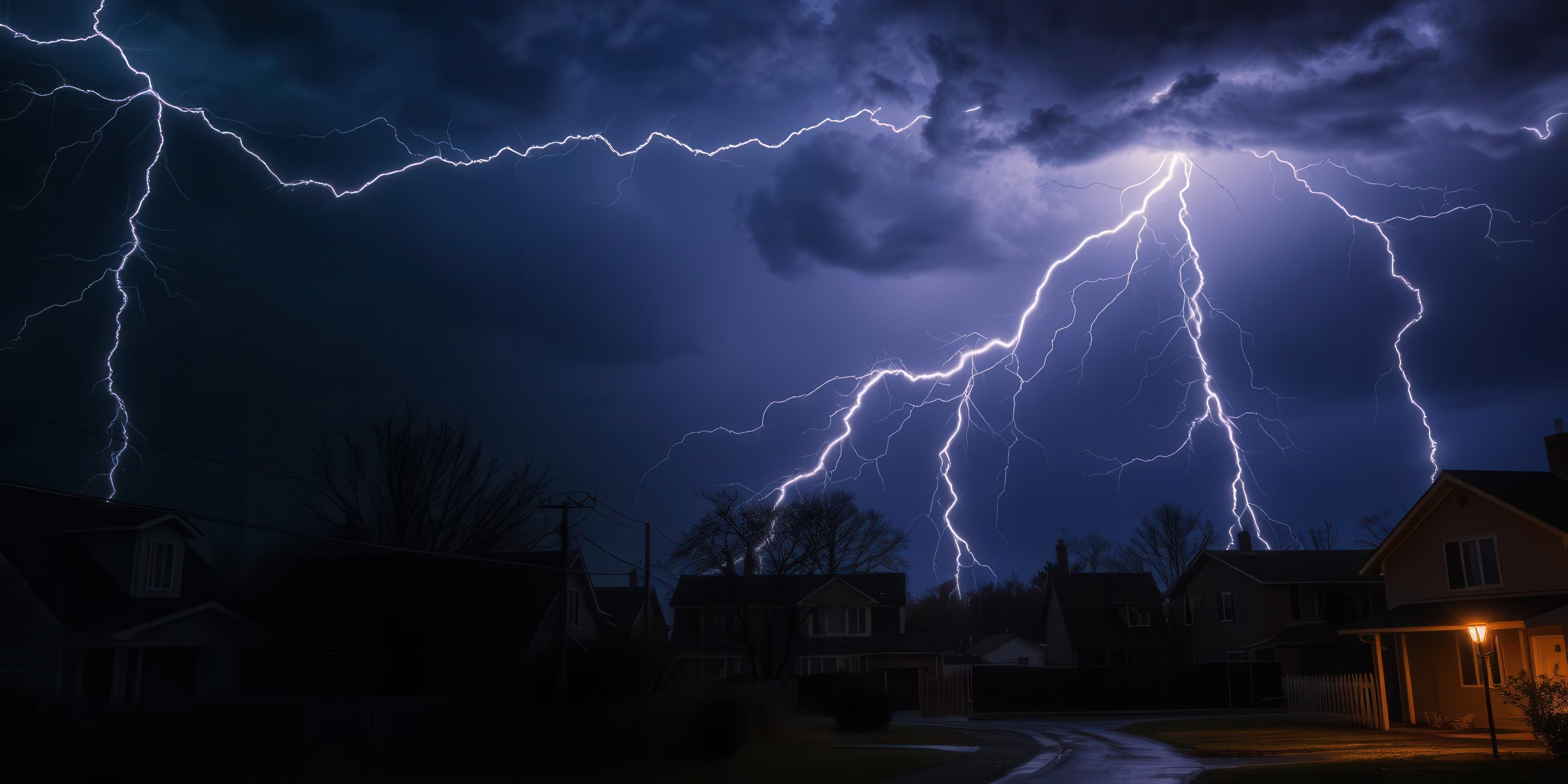 lightning caused blackout